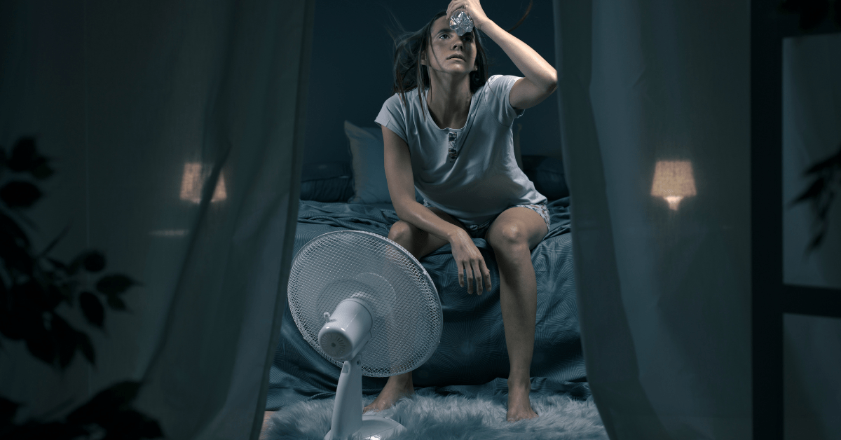 Causas y soluciones de la sudoración nocturna