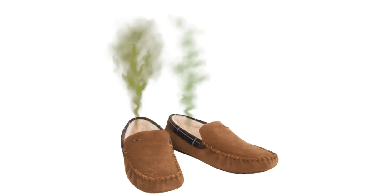 Zapatillas y pantuflas malolientes