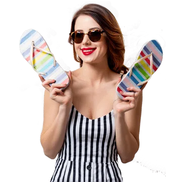 Chanclas de verano: calzado ligero, pero los pies pueden acabar sudando de todos modos