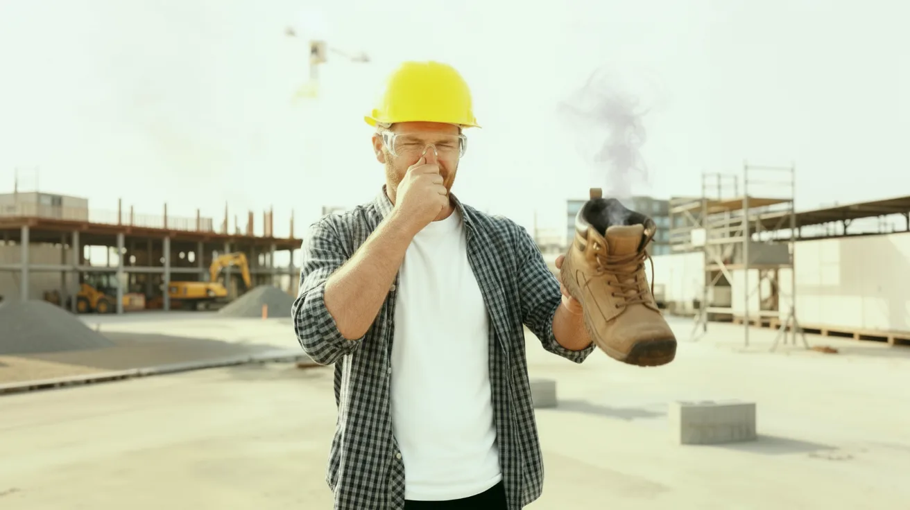Un largo día con zapatos de trabajo: el calor y la humedad se acumulan