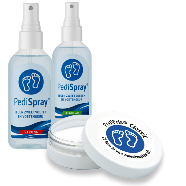 Pedifris y Pedispray, productos contra los Zweetvoeten